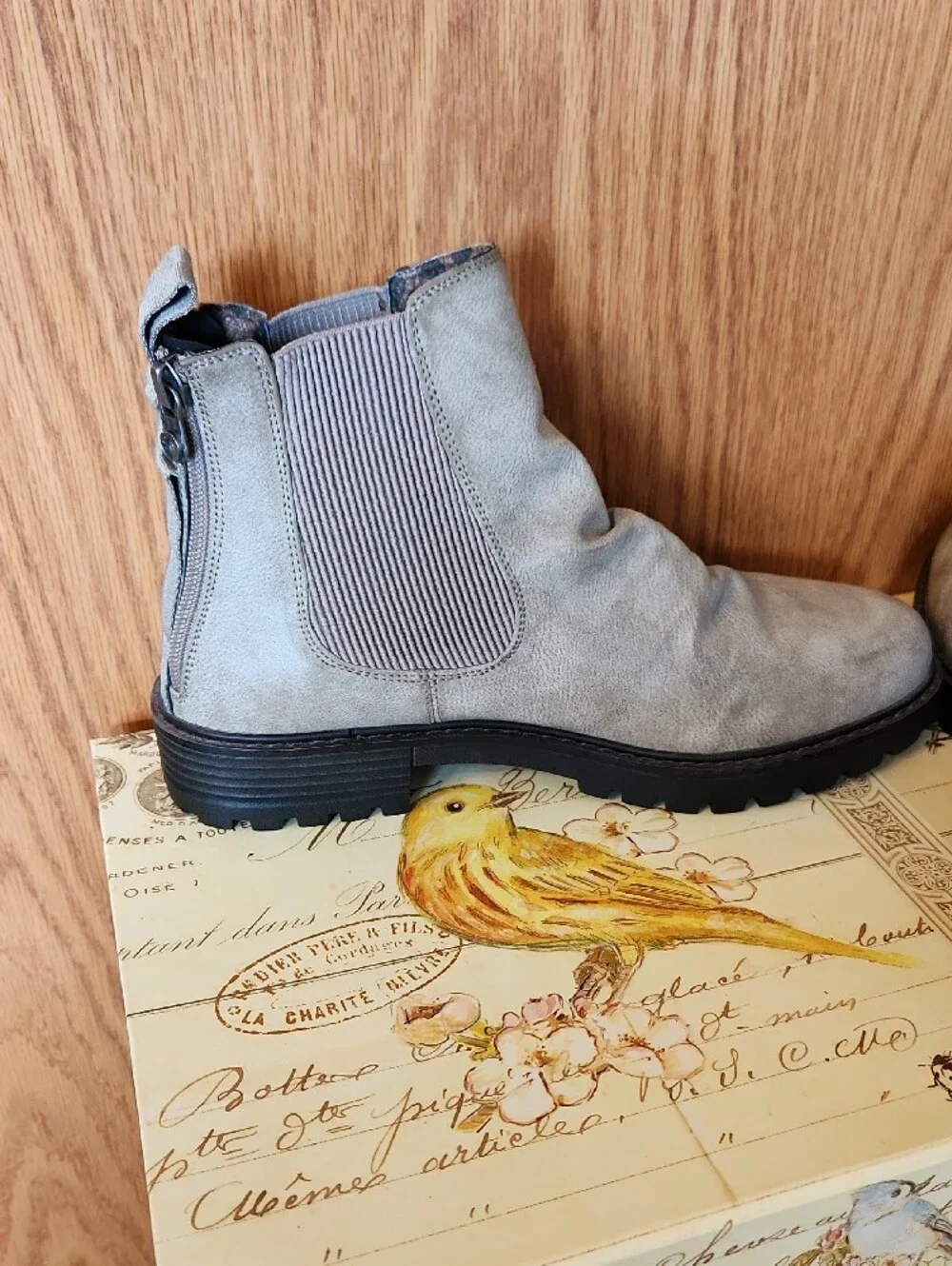Blowfish Stone/Taupe  Chelsea Ankle Boots